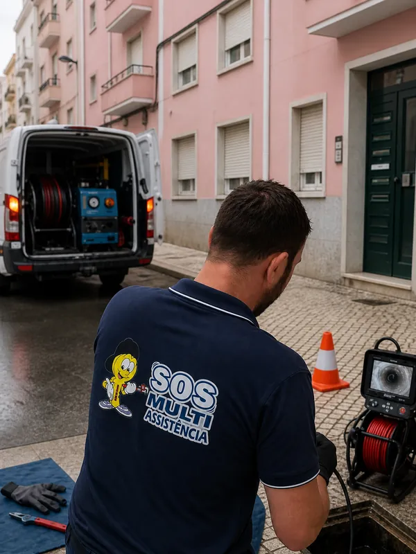 Inspeção CCTV — SOS Multiassistência em Lisboa